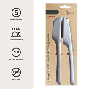 High Quality Stainless Steel Garlic <b>Press</b> Labor-Saving Rust-Proof Zinc Alloy Kitchen Gadget Manual Stainless Steel Tools Food - Product Image 2