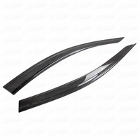 Visera de Ventana de Fibra de Carbono Protector de Sol y Lluvia para Honda Civic Type-R FK7 FK8 2018-2021