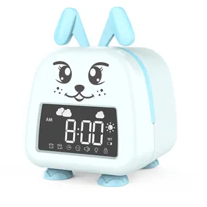Reloj inteligente con dibujos de animales para niños, pulsera con alarma LCD para mesa de escritorio, venta al por mayor