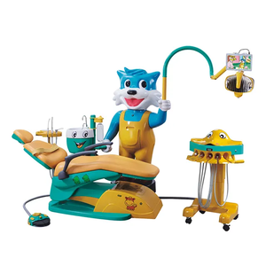 Sillón Dental <span class=keywords><strong>Pediátrico</strong></span> con Diseño de Dinosaurio, de Plástico y Metal, Encantadora Unidad Dental Pediátrica, Equipo Dental Eléctrico, 2 Taburetes para Dentistas - Product Image 1