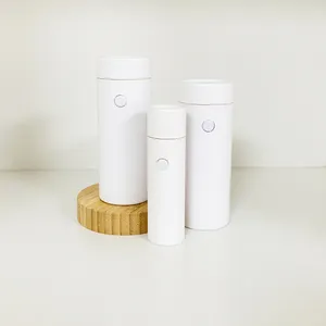 food grade compostable White Cardboard printed logo color design round packaging child proof Lock button cylinder pap