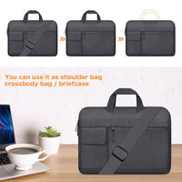Logo personnalisé à bas prix Conception intelligente Voyage d'affaires personnalisé en nylon Housse pour ordinateur portable Femmes Hommes Sac pour ordinateur portable