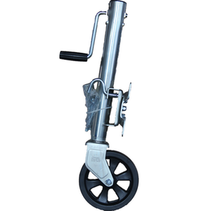 Roue de support pivotante robuste de 1500 lb pour remorque, roue de <span class=keywords><strong>jockey</strong></span> zinguée pour bateau, camping-car, caravane, accessoires de remorque - Product Image 3