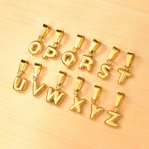 Mạ Vàng Thép Không Gỉ Punk Phong Cách Bong Bóng Thư Mặ<span class=keywords><strong>t</strong></span> Dây Chuyền 26 Mini Thư Vòng Cổ Bền Và Phai Chống Cho Phụ Nữ - Product Image 4