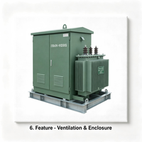 Poste de transformateur mobile 132 kV 33 kV 67 MVA, transformateur de puissance triphasé immergé dans l'huile, refroidissement ONAN/ONAF, 50/60 Hz pour les services publics