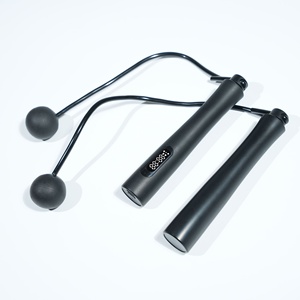 <span class=keywords><strong>Corde</strong></span> à <span class=keywords><strong>sauter</strong></span> intelligente rechargeable avec compteur intelligent pour adultes et étudiants, longueur 2,8 m, entraînement de fitness professionnel - Product Image 3