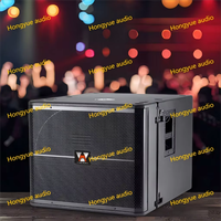 Système de sonorisation avec caisson de basses de 18 pouces, caisson de basses professionnel, ligne de baffles, caisson de basses de concert