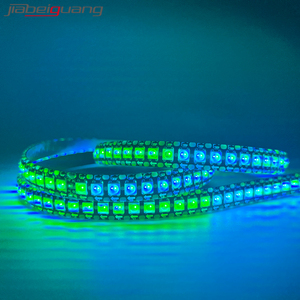 ไฟเส้น LED rgbic 5050เส้น5V WS2812สามารถตั้งโปรแกรมได้144 les/ M พิกเซลสายไฟไดโอดแบบยืดหยุ่น1M - Product Image 5