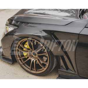 Pour garde-boue avant en fibre de carbone de style ventilé INFINITI Q50 2013-2024 - Product Image 4