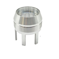 Boîtier de tube optique en aluminium usiné CNC de précision, anodisé noir, composant d'instrument, fabrication OEM directe d'usine