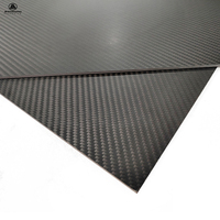 Feuille de fibre de carbone CNC de taille personnalisée, fabriquée en usine OEM, 3K brillant, légère, qualité industrielle, provenant de l'usine source