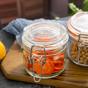 <span class=keywords><strong>Barattoli</strong></span> in <span class=keywords><strong>Vetro</strong></span> da 250ml <span class=keywords><strong>con</strong></span> <span class=keywords><strong>Guarnizione</strong></span> in Gomma, Coperchio a Cerniera, <span class=keywords><strong>Barattoli</strong></span> in <span class=keywords><strong>Vetro</strong></span> da 8 oz <span class=keywords><strong>con</strong></span> Coperchi Ermetici - Product Image 6