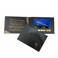 Vente directe d'usine, lecteur vidéo TFT LCD 7 pouces, carte de vœux vidéo, brochures vidéo pour la promotion des entreprises