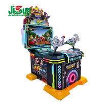 JiSun Happy Shooter 2 Player Gun Shooting Arcade Machine Coin Operated Video Shooting Game with LCD Screen