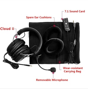 2025 Refurb Thứ Hai Tay Bán Sỉ Hyper <span class=keywords><strong>X</strong></span> Đám Mây 2 Tai Nghe Stereo Chơi Game 7.1 Hyper <span class=keywords><strong>X</strong></span> Đám Mây 2 II Với Tiếng Anh Gói Cho PS4 - Product Image 6