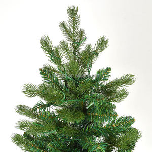 Árbol de Navidad Artificial Ecológico de PVC+PE Verde de Alta Calidad con Luces LED Integradas, Personalizado por el Fabricante, para Decoración del Hogar - Product Image 4