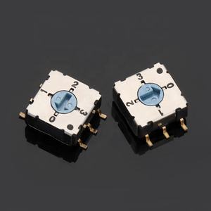 Mini Interruptor Rotatorio SMT de 6 Pines, Interruptor Selector de Código de 4 Posiciones SMD - Product Image 5