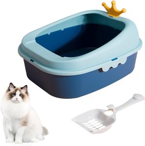 Grand espace semi-fermé chats intérieur anti-éclaboussures déodorant détachable toilette litière <span class=keywords><strong>bac</strong></span> <span class=keywords><strong>à</strong></span> <span class=keywords><strong>sable</strong></span> - Product Image 1