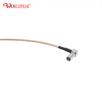 Adaptor Antena Radio Dua Arah ke BNC Female dengan Kabel RG316, Sambungan Eksternal Walkie Talkie