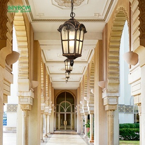 Stile americano Vintage decorativo LED luce ciondolo uso interno ed <span class=keywords><strong>esterno</strong></span> Chic <span class=keywords><strong>lampadario</strong></span> <span class=keywords><strong>per</strong></span> la decorazione della casa - Product Image 2