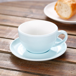 Juego <span class=keywords><strong>de</strong></span> Taza y Platillo <span class=keywords><strong>de</strong></span> Cerámica <span class=keywords><strong>de</strong></span> Color <span class=keywords><strong>de</strong></span> 150 ml <span class=keywords><strong>para</strong></span> Capuchino, Taza <span class=keywords><strong>de</strong></span> Café Personalizable, Ideal <span class=keywords><strong>para</strong></span> Uso en Hoteles y Restaurantes - Product Image 3