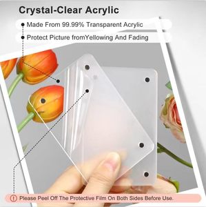 Cornice Magnetica Personalizzata in Acrilico Trasparente, Potente Supporto Magnetico <span class=keywords><strong>per</strong></span> Frigorifero, Regalo Souvenir <span class=keywords><strong>per</strong></span> Matrimonio, Ecologico, Vendita all'Ingrosso - Product Image 4