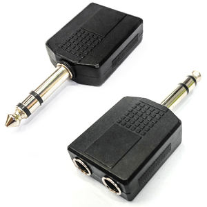 Adaptateur <span class=keywords><strong>4K</strong></span> pour ordinateur portable, projecteur, microphone, guitare, <span class=keywords><strong>prise</strong></span> mâle <span class=keywords><strong>double</strong></span> 3,5 mm/6,35 mm - Product Image 5