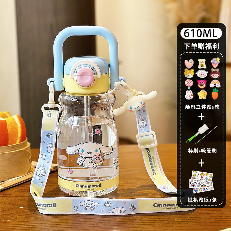 เครื่องมือทำความสะอาดสติกเกอร์ 3D ลายการ์ตูน Cinnamoroll สีฟ้า