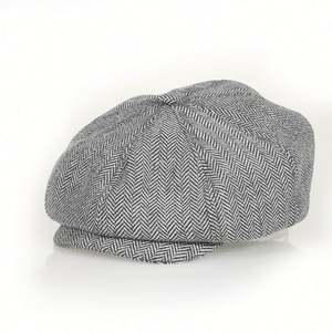 Spring Fall Autumn Winter Beret Gatsby <b>Flat</b> <b>Cap</b> Hat Western Retro Fashion Street European Trend Woman <b>Men</b> Newsboy Hat - Product Image 1