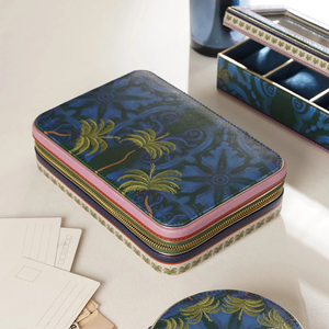 Personalized Palms Printed Pu Leather <strong>Trinket</strong> Jewelry Package <strong>Box</strong> Organizer with logo Luxury <strong>Small</strong> Jewelry Display Boxes - Product Image 2