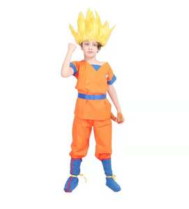 Costume de <span class=keywords><strong>cosplay</strong></span> pour enfants d'anime <span class=keywords><strong>Goku</strong></span>, TV et cinéma, costume de <span class=keywords><strong>cosplay</strong></span> pour garçons, roi singe, Halloween, ensemble complet de costumes pour enfants, polyester - Product Image 6