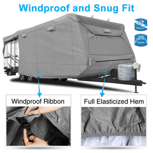 Housse de protection imperméable pour caravane de voyage, 4 couches, pour usage saisonnier et de week-end - Product Image 3
