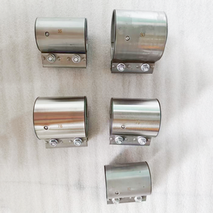 Stainless Steel Pipe <b>Clamp</b> Auto Parts <b>Exhaust</b> Pipe <b>Clamp</b> Adjustable for <b>Exhaust</b> Pipes Muffler <b>Clamps</b> - Product Image 3