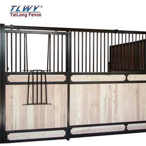 <span class=keywords><strong>Maison</strong></span> pour chevaux Stable enduit de poudre de haute qualité Stable OEM ODM Acier + Bambou Fournitures d'écurie pour chevaux - Product Image 3