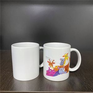 Cocoa Milk Tea <b>Mug</b> DIY Blanks Sublimation Coated 11oz 330ml White Ceramic with Cardboard <b>Box</b> for Heat Press Printing - Product Image 2
