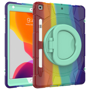 Ốp bảo vệ máy tính bảng 10.2 inch chống sốc Silicon nặng toàn thân có chân đế cho iPad 10 - Product Image 6