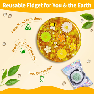 Reusable Picking <b>Fidget</b> Pad Remeltable Pick Pad Sensory <b>Fidget</b> Toys Anxiety Relief Items <b>Fidget</b> Skin Picking <b>Fidget</b> Toys - Product Image 3