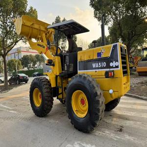 Cargador de ruedas Komatsu WA510 usado de la mejor calidad, 9 toneladas con motor/rodamiento para inspección de vídeo, precio bajo - Product Image 3