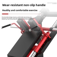 Presse à jambes commerciale à 45 degrés, équipement de fitness robuste et stable pour salle de sport et centre de fitness
