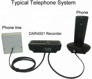 DAR-4001 Ligne Simple/Port/Canaux Autonome <span class=keywords><strong>Enregistreur</strong></span> Téléphonique <span class=keywords><strong>avec</strong></span> Réponse Automatique Machine - Product Image 5