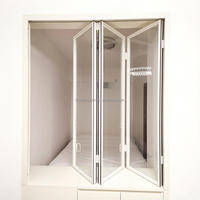 Ventanas Corredizas Plegables Horizontales de Aleación de Aluminio Modernas Personalizadas, Venta al por Mayor de Fábrica, Vidrio Templado Insonorizado y Resistente al Viento para Balcón