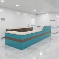 Comptoir de réception moderne sur mesure pour usine, hôpital, clinique, centre commercial, service client
