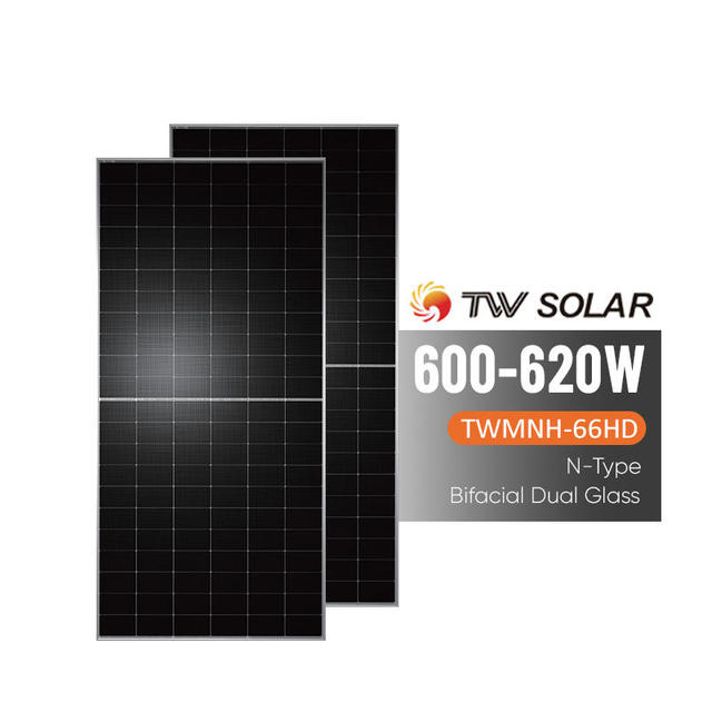 TWSolar Monocrystalline Solar Panel Best Price N-Type TWMND-72HS560-580W PV Module for Topcon 560W 565W 570W 575W 580W PERC BIPV