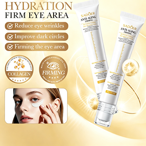 Crème pour les <span class=keywords><strong>yeux</strong></span> anti-âge au collagène et aux peptides de soie SADOER, hydratante, raffermissante, réduit les ridules, les cernes, niacinamide 20g, convient à tous les types de peau - Product Image 1