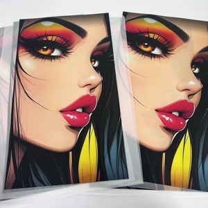 Wholesale Custom Design Retro Trendy Girl <strong>Transfer</strong> <strong>Printing</strong> Vinyl Iron T-Shirts <strong>Heat</strong> <strong>Transfer</strong> DTF Ready Waterproof Washable - Product Image 1