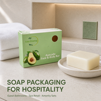 Boîte de savon artisanal compatible Braille, emballage en papier accessible pour savon fait main