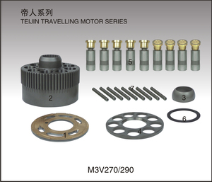 Kit de Reparación de Motor de Traslación Final, Piezas de Repuesto para Motor Hidráulico M3V270 M3V290 M4V290, Kit de Reconstrucción - Product Image 2