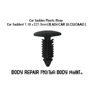 Rivets en plastique pour selle de voiture, 16,6 mm x 21,5 mm, noirs, pour la réparation de la carrosserie - Product Image 2