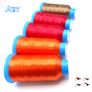 <span class=keywords><strong>Bobine</strong></span> de <span class=keywords><strong>fil</strong></span> d'attache de mouche haute ténacité 210 deniers 300D pour 6-14 # mouches truite basse - Product Image 2