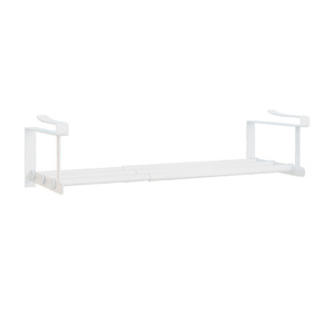 Estante de Almacenamiento Extensible para Debajo de la Mesa, Tipo Gancho, Rectangular, Blanco y Negro, 1er Piso - Product Image 2